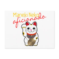 Maneki Neko Aficionado Post Card