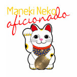 Maneki Neko Aficionado t-shirts