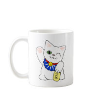 Maneki Neko Lucky Cat Mug