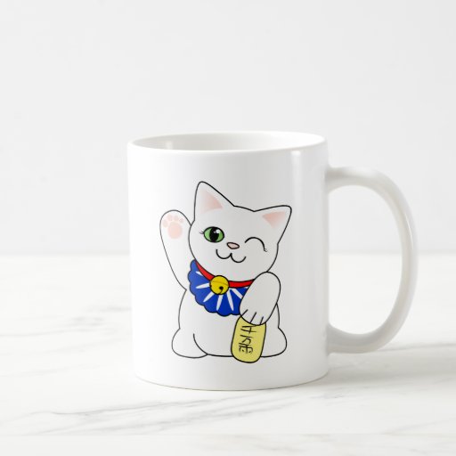 Maneki Neko Lucky Cat Mug
