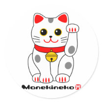 Manekineko-Lucky cat Stickers