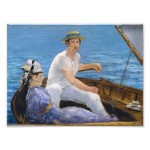 Manet Boating Print Photo Art