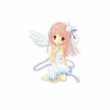 Manga Angel photo sculpture