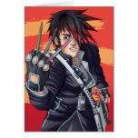 Manga Artist Greeting Card
