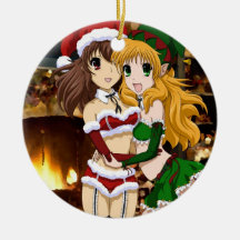 Manga Christmas Christmas Ornaments