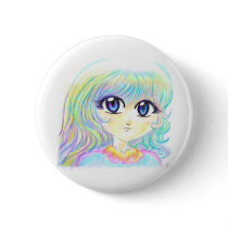 Manga Fairy Girl Anime Colourful Rainbow Magic Eye