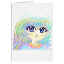 Manga Fairy Girl Anime Colourful Rainbow Magic Eye