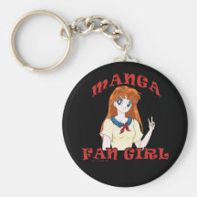 Manga Fan Girl Keychains