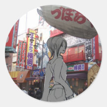 MANGA girl OSAKA Sticker