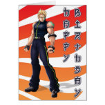 Manga Hero Birthday Card