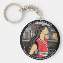 MANGA  NINJA GIRL KEY CHAIN