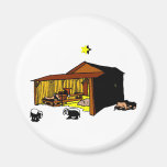 Manger Christian artwork_6 Magnet