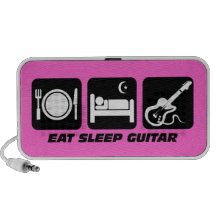 mangez la guitare de sommeil haut-parleurs mp3