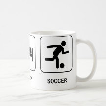 Mangez la tasse du football de sommeil