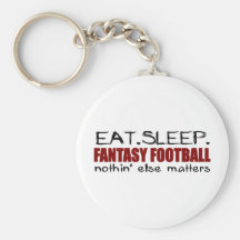 Mangez le football d'imaginaire de sommeil porte-clé