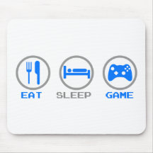 Mangez le Gamer de jeu de sommeil encore -, jeux v Tapis De Souris