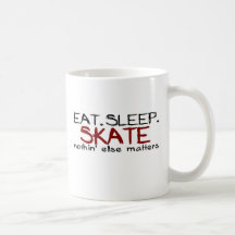 Mangez le patin de sommeil tasses à café