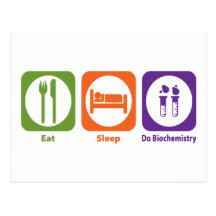 Mangez le sommeil font la biochimie carte postale