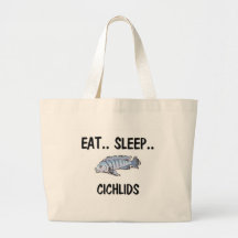 Mangez les CICHLIDS de sommeil Sacs Fourre-tout