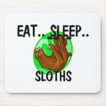 Mangez les PARESSES de sommeil Tapis De Souris