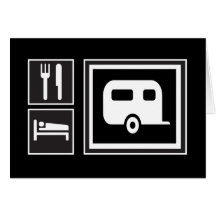 Mangez. Sommeil. Rv ! Carte De Vœux