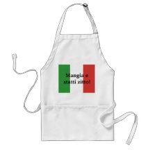 Mangia e statti zitto - shut up and eat aprons