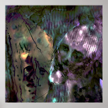 Mangled Togetherness, Blend, Detail 2 Print