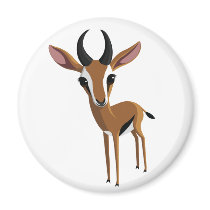 Mango the Gazelle Fridge Magnets