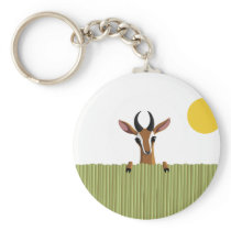 Mango the Gazelle Peek-a-boo Keychains