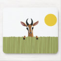 Mango the Gazelle Peek-a-boo mousepads