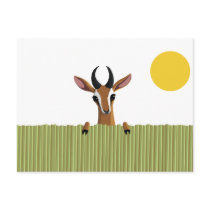 Mango the Gazelle Peek-a-boo Post Cards