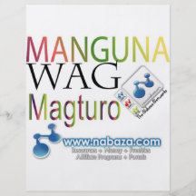 Manguna Wag Magturo Flyer Design