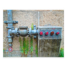 Manhattan Bridge- Industrial Pipes Photograph