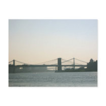 Manhattan Brooklyn Bridge NYC Beauty Post Cards