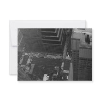 Manhattan from the top invite