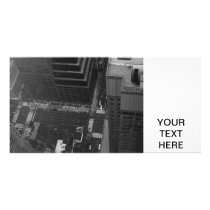 Manhattan from the top photo card template