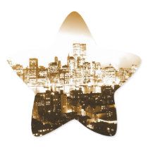 Manhattan New York Star Sticker