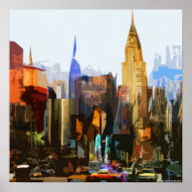 Manhattan, Paul Bamforth Print