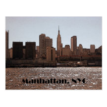 Manhattan postcard