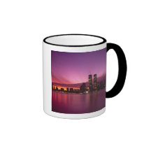 Manhattan Skyline and Hudson River, New York, Coffee Mugs
