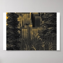 Manhattan Skyline Poster
