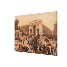 Manhood Suffrage Riots in Hyde Park, 1866 Stretched Canvas Prints