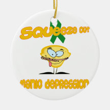 Manic Depression Christmas Tree Ornament