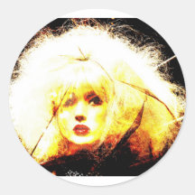 Manic Kin 4 Round Stickers