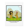 Manicure: Lion and Lioness cartoon Post Cards