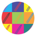Manicures Pop Art Sticker
