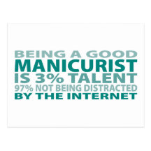 Manicurist 3% Talent Post Cards