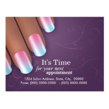 Manicurist Appointment Reminder Postcarrd Post Cards
