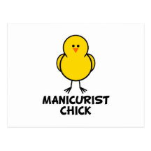 Manicurist Chick Post Cards