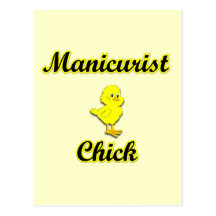 Manicurist Chick Post Cards